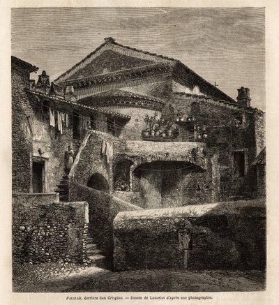 Une cloaca derrière la chapelle de San Crispino - Unknown artist