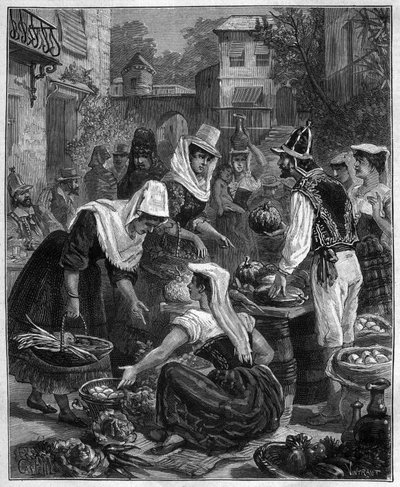 Un jour de marché à Tenerife dans les îles Canaries dans l