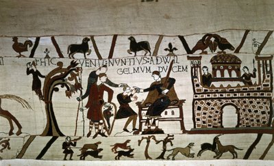 Un messager au Duc Guillaume (1027 - 1087) - Tapisserie de Bayeux, dite Broderie de la Reine Mathilde - Unknown artist