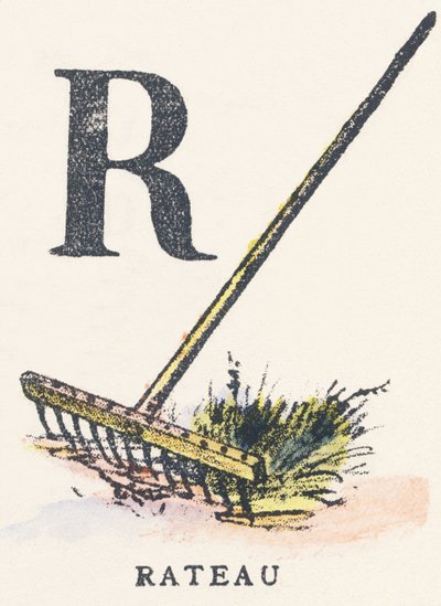A : râteau - Unknown artist
