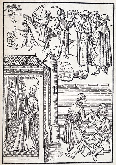 Un urologue et chirurgien au 15ème siècle. - Unknown artist