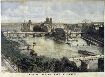 Vue de Paris - dans "Le Petit Journal" - Unknown artist