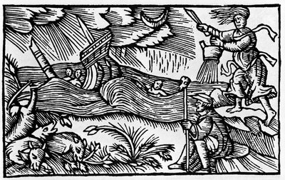 Une sorcière provoque une tempête d