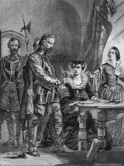 Abdication de Marie I Stuart (1542-1587), reine d
