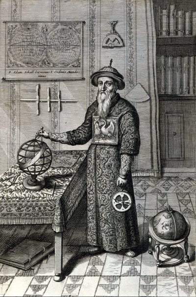 Adam Schall, astronome (1592-1666) en costume mandarin à l
