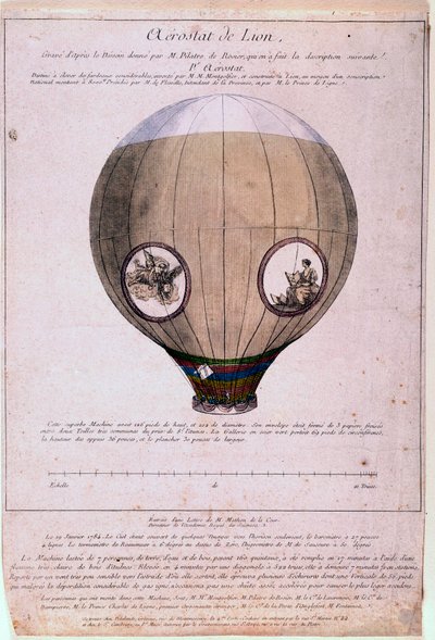 Aérostat de Lyon construit d