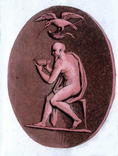 Eschyle (ca. 525-456 av. J.-C.), poète tragique grec - Unknown artist