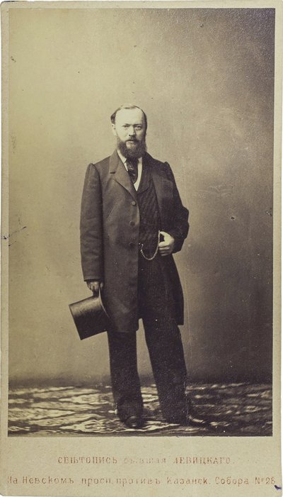 Portrait du dramaturge Alexandre N. Ostrovski (1823-1886) - Unknown artist