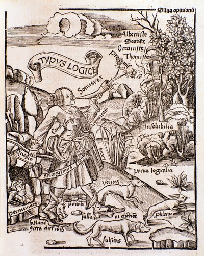 Allégorie de la logique de Margarita philosophica par Gregor Reisch (1508) - Unknown artist
