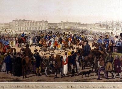 Les Alliés entrent à Paris le 31 mars 1814 (Russie Alexandre Ier, l