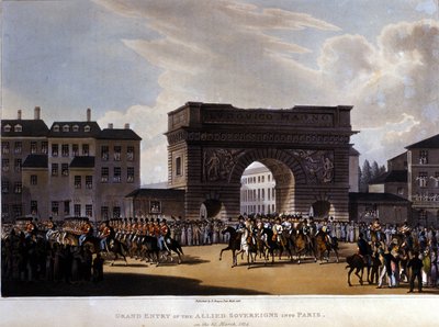 Les Alliés entrent à Paris le 31 mars 1814 (Russie Alexandre Ier, l