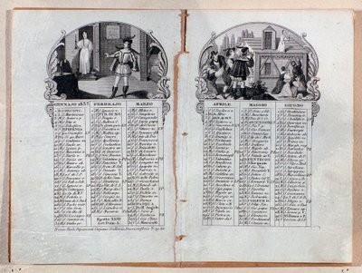 Calendrier almanach de l