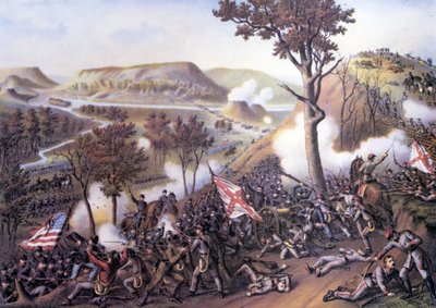 Guerre civile américaine (1861 - 1865) : Siège de Missionary Ridge, 25 novembre - Unknown artist