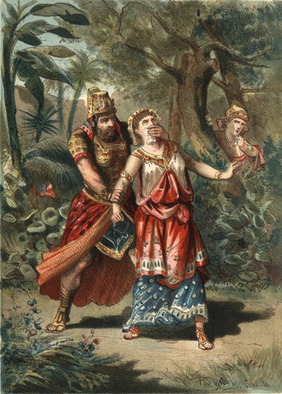 Amestris, épouse de Xerxès roi des Perses, est enlevée par un serviteur d