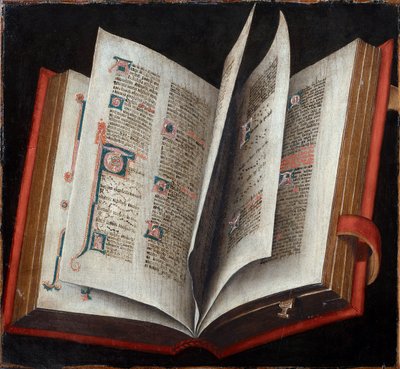 Un livre liturgique ouvert - Unknown artist