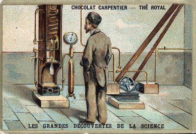Appareil du Dr. Karl von Linde (physicien allemand (1842-1934) pour la liquéfaction de l