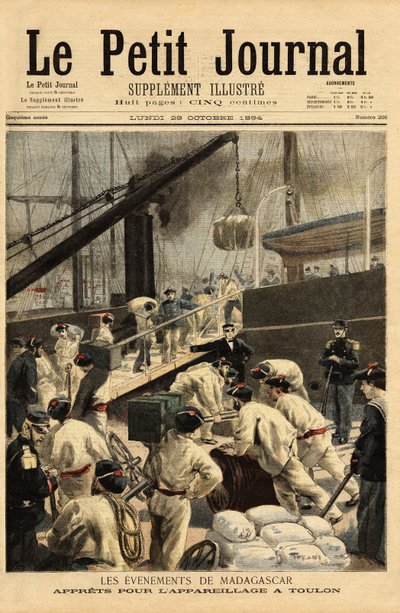 Armements à Toulon des croiseurs Dupetit-Thouars et Laperouse - Unknown artist