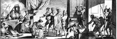 Arrestation de Lavoisier dans son atelier - Unknown artist