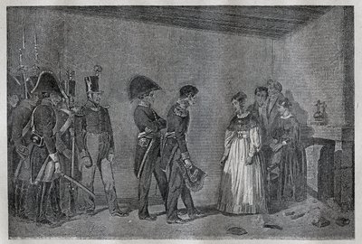 Arrestation de la duchesse de Berry (1798-1870 Marie-Caroline de Bourbon-Sicile) à Nantes le 7 novembre - Unknown artist