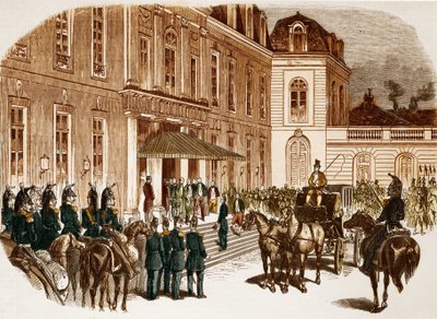 Arrivée de Louis Napoléon Bonaparte (Louis-Napoléon III) à l