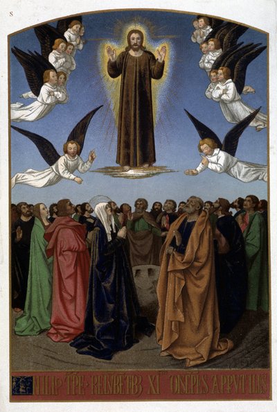 Ascension du Christ (Anges, Joseph, la Vierge), n.d. d