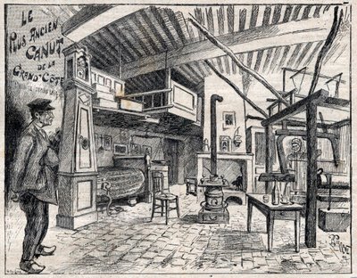 Atelier de Canut à Lyon (gravure) - Unknown artist