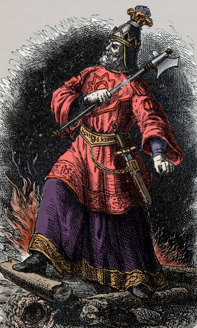 Attila le Hun - Attila (395-453) Roi des Huns - Unknown artist