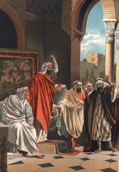 Averroès, philosophe et médecin arabe (1126-1198). de « La Ciencia y sus Hombres » par Louis Figuier. Barcelone 1881 - Unknown artist