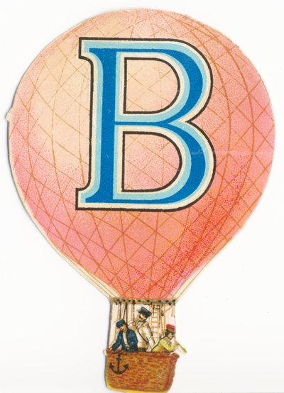 B : Ballon (montgolfière) - Unknown artist