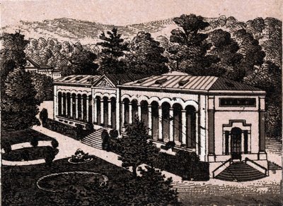 Baden-Baden, Allemagne : vue de la Colonnade. dans « Le Monde Illustré 168 vues» Non daté (fin du XIXe siècle) - Unknown artist