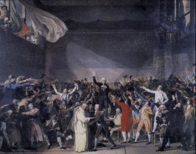 Bailly lit le texte du Serment du Jeu de Paume le 20 juin - Unknown artist