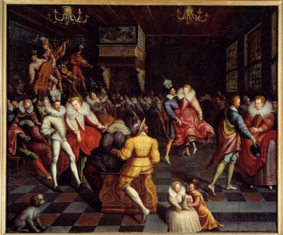 Bal à la cour de Valois Peinture anonyme. 16ème siècle. Rennes, musée des Beaux-Arts - Unknown artist