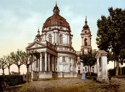 Basilique de Superga à Turin en 1890 - Unknown artist