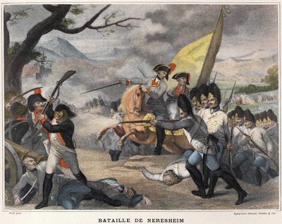 Bataille de Neresheim le 11 août - Unknown artist