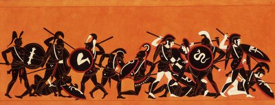 Bataille des Grecs et des Troyens (Guerre de Troie) 1808-1810 - Unknown artist
