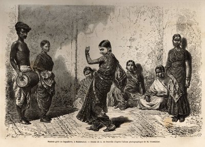 Bayadères (ou devadasi), à l