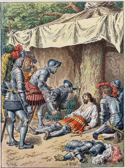 La mort de Bayard en 1524. - Unknown artist