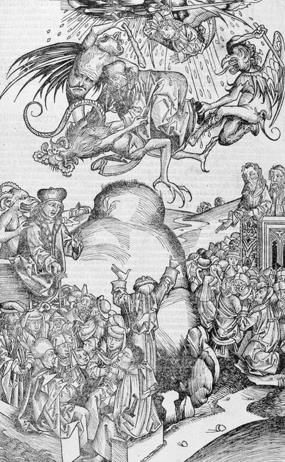 Croyances et superstitions. Dans « Chroniques de Nuremberg » - Unknown artist