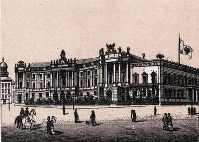 Berlin, Allemagne : vue du Palais Impérial - Unknown artist