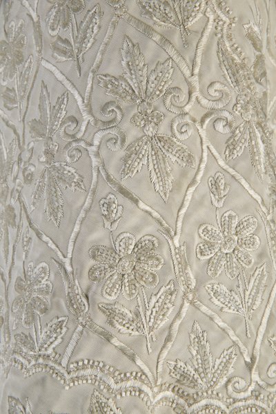 Manteau de Bertha Palmer, vers 1870 (détail du tissu) - Unknown artist
