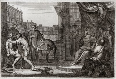Bible de Royaumont, Ancien Testament : Ambassadeurs de David. David envoie Joab contre les Ammonites pour venger l