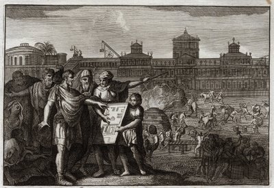 Bible de Royaumont, Ancien Testament : Roi Cyrus. Cyrus II le Grand, roi de Perse, et depuis de Babylone, ayant su qu