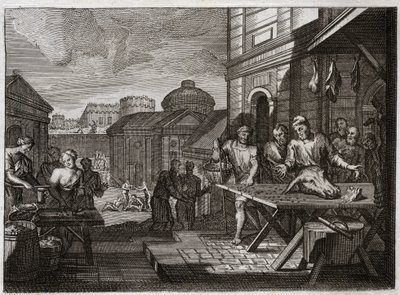 Bible de Royaumont, Ancien Testament : Siège de Samarie. Le roi de Syrie assiège la ville de Samarie et la réduit à une terrible famine. Illustration de 1811 - Unknown artist