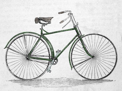 Modèle de bicyclette avec cadre - Unknown artist
