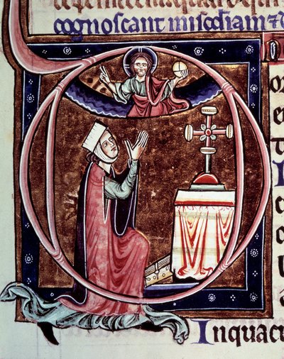 Blanche de Castille reine de France (1188-1252) en prière - Unknown artist