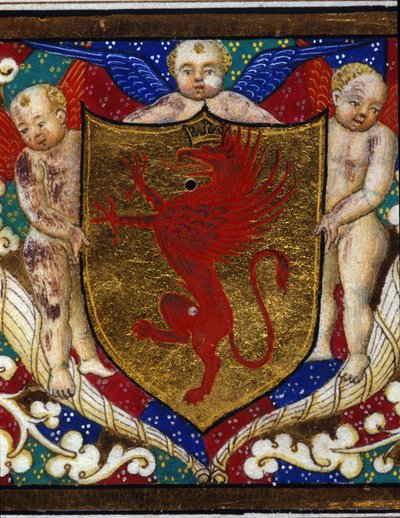 Blason décoré d