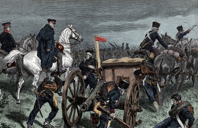 La marche de Blücher vers Waterloo - Unknown artist
