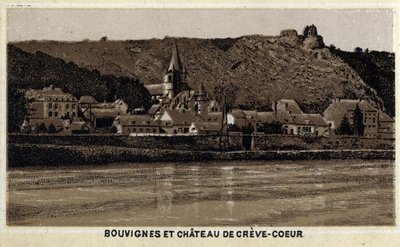 Bouvignes sur Meuse et château de Crève-Cœur, Wallonie, Belgique - Unknown artist