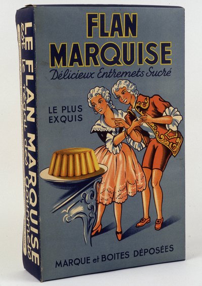 Boîte de produit « Flan Marquise: Délicieux entremets sucrés », 19ème siècle - Unknown artist