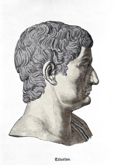 Buste de Tibère (42 av. J.-C. - 37 apr. J.-C.) - Unknown artist